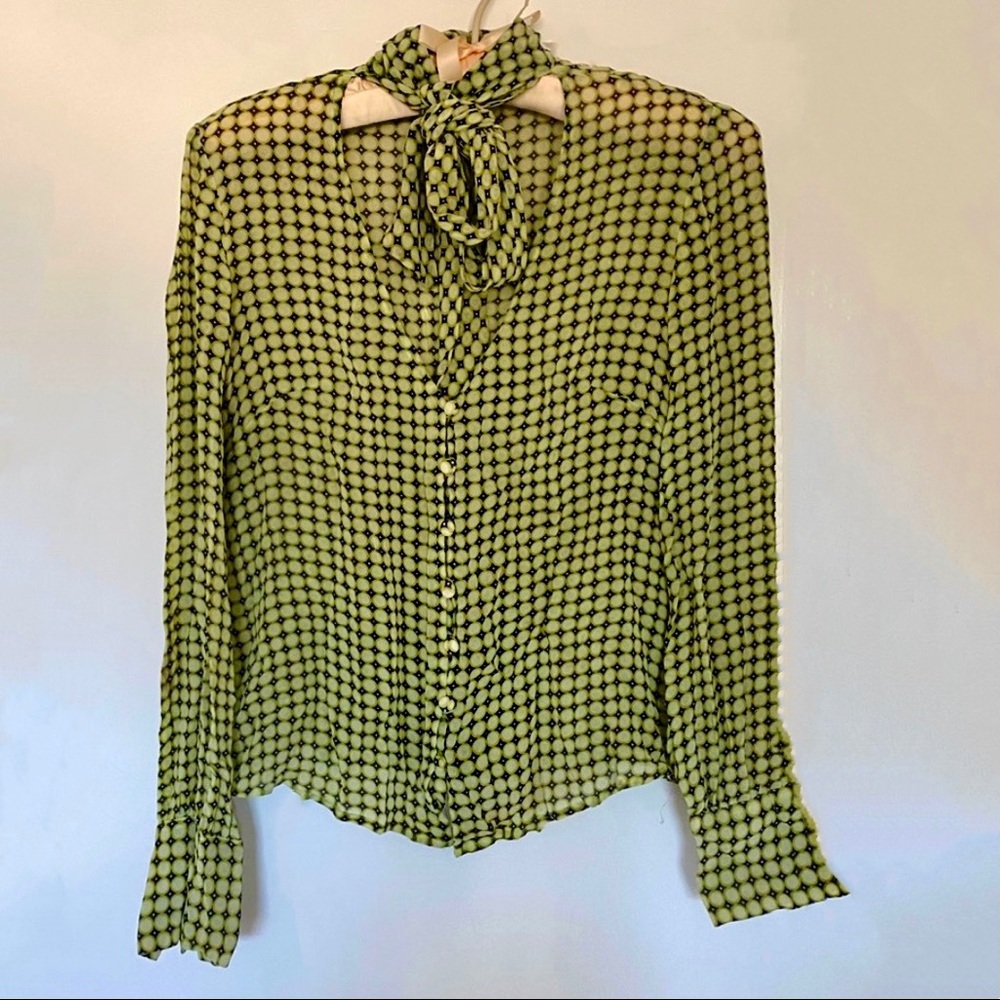 Button blouse —60’s MOD vintage inspired design - Picture 1 of 4